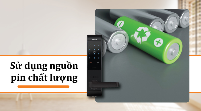 EL8500-TCB 912.05.384 - Sử dụng nguồn pin chất lượng